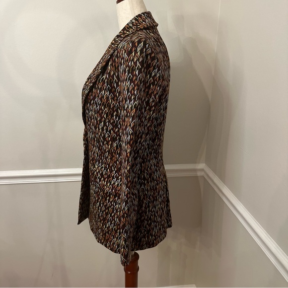NWT Rosetta Getty Broken Chevron single breasted blazer - Size Small - Picture 5 of 9